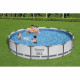 Kit Piscine hors sol tubulaire BESTWAY  - Steel Pro Max - 427 x 84 cm - Ronde (Filtre a cartouche, 1 cartouche)