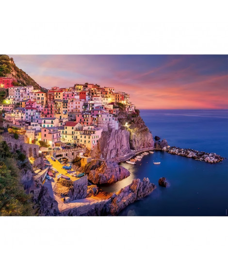 Puzzle 1500 pieces Hameau de Manarola, Italie, des 14 ans, Puzzle de qualité supérieure, Collection Évasion, 12001533, Nathan