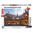 Puzzle 1000 pieces Les hospices de Beaune, des 14 ans, Collection Des Racines et des Ailes, 12001536, Nathan