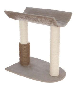 Arbre a chat - 49x35x56 cm - Ambiance - KERBL - Taupe - Sisal