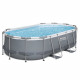 Kit Piscine hors sol tubulaire BESTWAY - Steel Pro MAX - 427 x 250 x 100 cm - Ovale (Avec filtre a cartouche, 1 cartouche et…