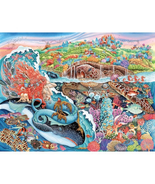 Puzzle 2000 pieces, Puzzle Adultes, Des 14 ans, Le mythe de Thalassa, Mer , 12001484, Ravensburger