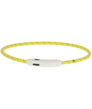 Collier LED - KERBL - Maxi Safe - Jaune - 65 cm x 10 mm