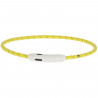 Collier LED - KERBL - Maxi Safe - Jaune - 65 cm x 10 mm