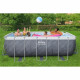 Kit Piscine hors sol tubulaire BESTWAY - Steel Pro Max - 412 x 201 x 122 cm - Rectangulaire (Filtre a cartouche, échelle, 1 c…