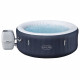 Spa gonflable BESTWAY - Lay-Z-Spa Miami - 120 airjets - 180 x 66 cm - 2 a 4 places - Rond (couverture, cartouche, diffuseur)