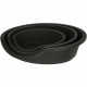 Corbeille - KERBL - Dreamer - Noir - Plastique recyclé - 95x70x29cm