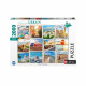 Puzzle 2000 pieces Nice, Côte d'Azur, Adultes et enfants des 14 ans, Collection Urbain, France, 12001613, Nathan
