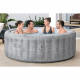 Spa gonflable BESTWAY - Lay-Z-Spa Bali - 140 airjets - 196 x 71 cm - 4 a 6 places - Rond (couverture, cartouche, diffuseur)