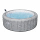 Spa gonflable BESTWAY - Lay-Z-Spa Bali - 140 airjets - 196 x 71 cm - 4 a 6 places - Rond (couverture, cartouche, diffuseur)