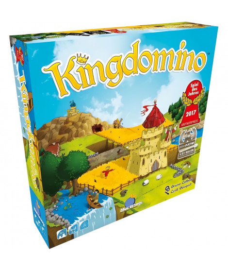 KINGDOMINO - Jeu de société - BLUE ORANGE - Domino dans un univers royal - Des 5 ans
