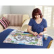 Plateau de puzzle en carton pliable, Pinces de fixation, Pour puzzle jusqu'au 1000 pieces, 17971, Ravensburger