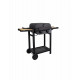 Barbecue électrique - COOK'IN GARDEN - Flavo 50 - sur chariot - 2500 Watts - Surface de cuisson mixte