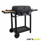 Barbecue électrique - COOK'IN GARDEN - Flavo 50 - sur chariot - 2500 Watts - Surface de cuisson mixte