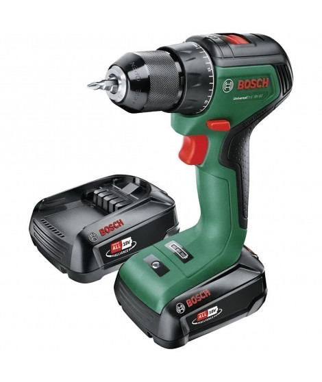 Perceuse Visseuse UniversalDrill 18V-60 (2x 2,0Ah) + AL 18V-20