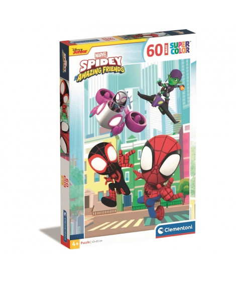 CLEMENTONI - 60 pieces Maxi - Spidey et ses amis extraordinaires