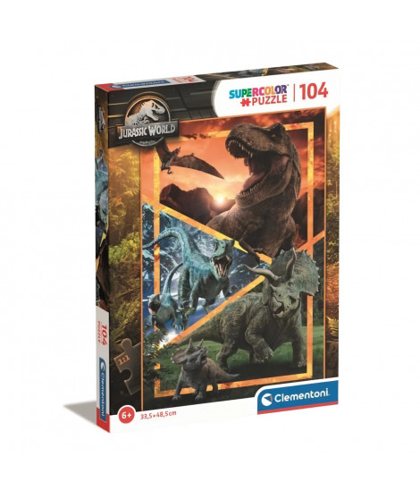 CLEMENTONI - 104 pieces Super - Jurassic World