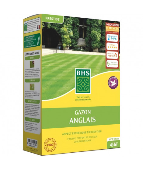 Gazon Anglais BHS - 1kg pour Jardins Haut de Gamme
