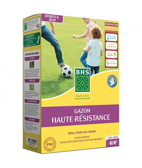 Gazon - BHS -  Haute résistance 1KG - Usage Intesif