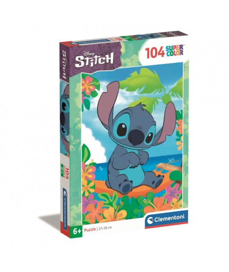 Puzzle - CLEMENTONI - Stitch - 104 pieces - Dessins animés et BD - Enfant
