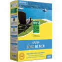 Gazon - BHS - Gazon Bord de Mer 1kg | 40m² | Résistant vent, sécheresse, salinité | Beau gazon d'été, esthétique et robuste.