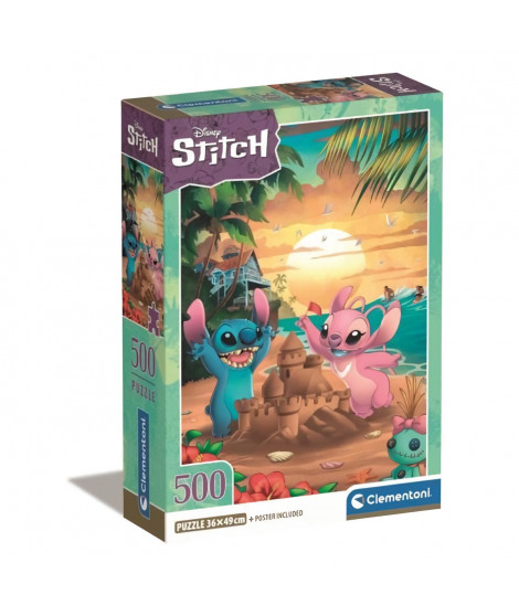 CLEMENTONI - Compact 500 pieces - Stitch