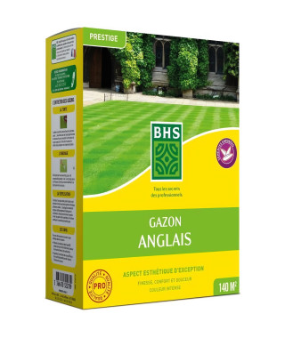 Gazon Anglais BHS - 3kg pour Jardins Haut de Gamme
