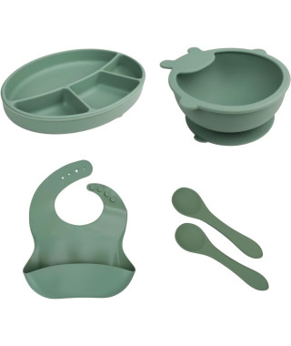PACK REPAS SILICONE - VERT CACTUS