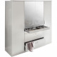AACHEN Armoire de chambre - Contemporain - Décor blanc - L 180 cm