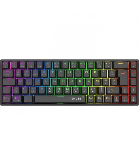 Clavier Gamer Triple Mode - The G-Lab - KEYZ TITAN - Mécanique (Switch Rouge) - Sans Fil - RGB