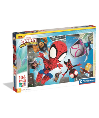 CLEMENTONI - 104 pieces Maxi - Spidey
