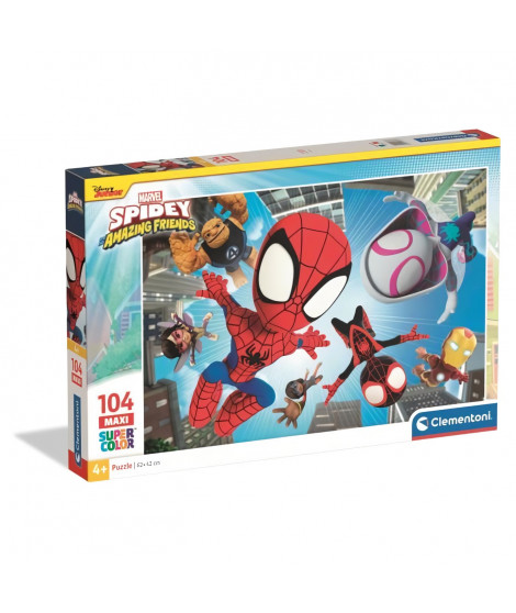 CLEMENTONI - 104 pieces Maxi - Spidey