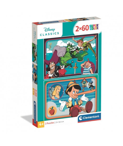 CLEMENTONI - 2x60 pieces - Disney Classic