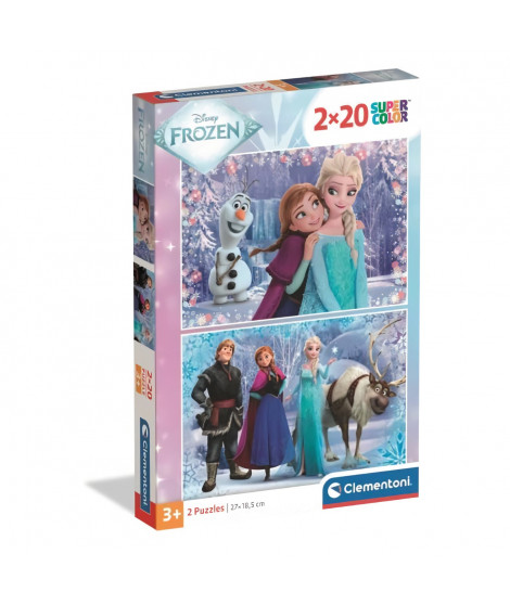 CLEMENTONI - 2x20 pieces - La Reine des Neiges 2