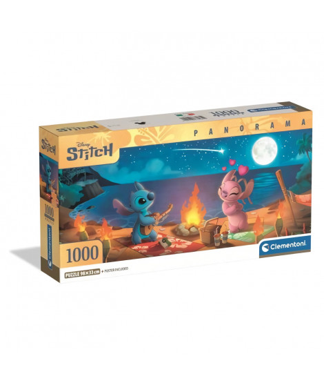 CLEMENTONI - Compact 1000 pieces Panorama - Stitch