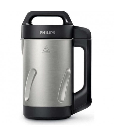 PHILIPS - Blender chauffant - 1000W - bol 1.2 L - Soup Maker - inox/noir - HR2203.80