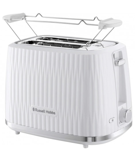Grille-pain - RUSSELL HOBBS - EDEN - 800 W - 2 fentes - Blanc