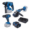 Combot kit 5 outils : c-dd45-x + bc-ag125-x + sdbc4.5A + 2 x sbp4.0 + bc-rhd230-x