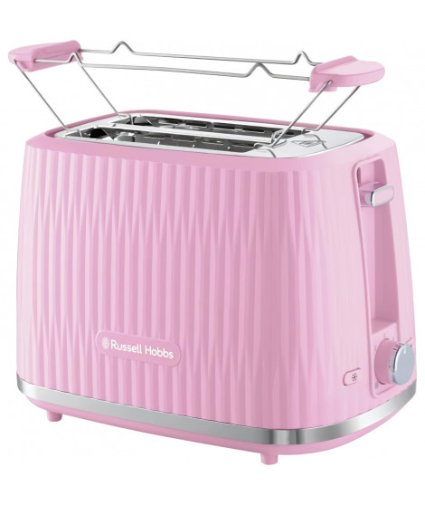 Grille-pain - RUSSELL HOBBS - EDEN - 800 W - 2 fentes - Rasberry