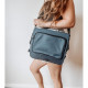 Siege d'appoint d'alimentation portable - DREAMBABY - Grab N Go - Feuilles - Bleu