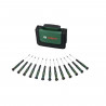 osch Set de tournevis 13 pcs (pour bricolage/modélisme/artisanat  embouts précis et magnétiques  PH/TX/HEX/SL)