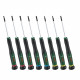 Bosch Set de tournevis 8 pcs ( pour bricolage/modélisme/artisanat  embouts précis et magnétiques  PH/TX/HEX/Plat)