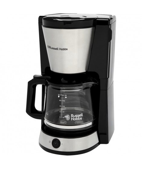 Cafetiere - RUSSELL HOBBS - HEATON - 1,25 L - Noir / Inox