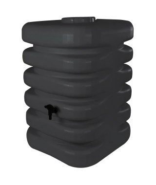 Récupérateur d'eau - BELLI - Cubique - 350 litres - Anthracite