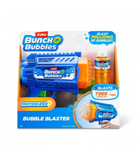 Pistolet a bulles - ZURU - Bubble Blaster Medium - 125 ml inclus - 7000 bulles/min - Plateau fourni