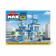 Set de construction - ZURU - Police Station Medium - 321 pieces - Poste de police - Héliport inclus