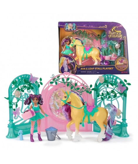 SPIN MASTER PLAYSET MINI POUPEE AVA ET LEAF COLOR REVEAL Unicorn Academy