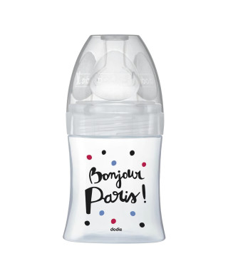 Dodie Biberon Sensation+ Anti-Coliques en Verre +0m Paris 150ml