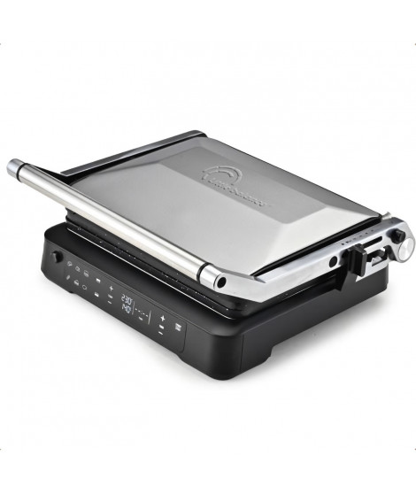 Grill viande - LITTLE BALANCE - 8734 - 2000 W - 6 positions - Aluminium / Noir