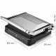 Grill viande - LITTLE BALANCE - 8734 - 2000 W - 6 positions - Aluminium / Noir